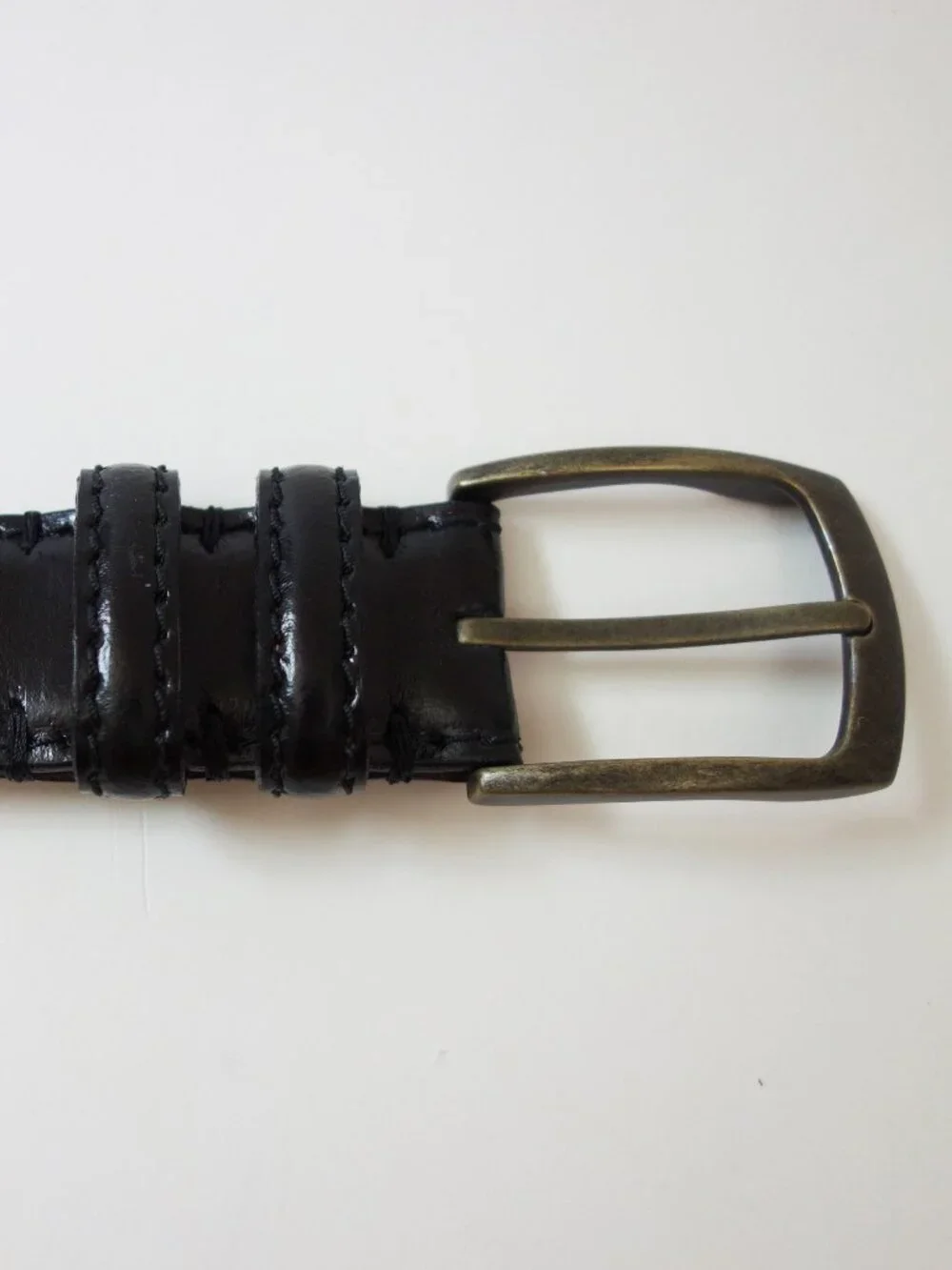 Joseph Abboud Men's Italian Hand Crafted Leather Belt Black (38/95) NWOT!